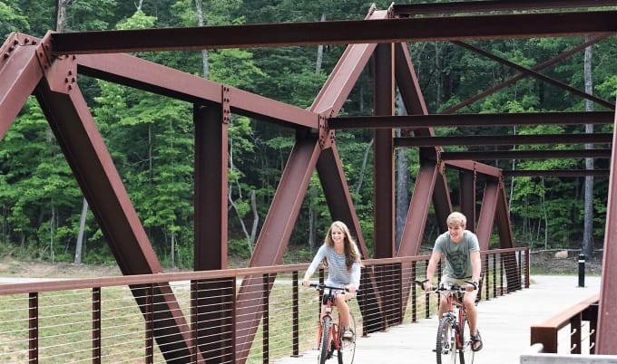 Ladd Landing Greenway, ladd Landing park, Ladd Delaney park, kingston, Roane County, watts bar lake, Clinch river, biking in roane